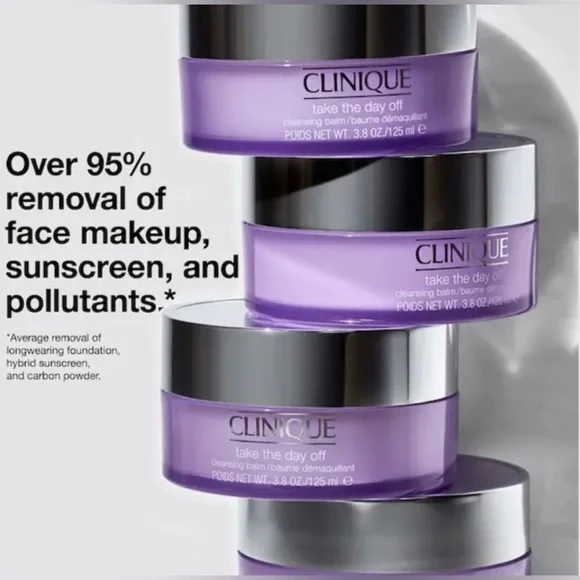 Clinique 3- Pc Bundle - Take The Day Off Cleansing Balm & Makeup RemoverNew
